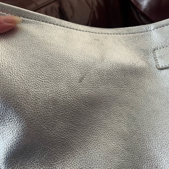 Parker Thatch Silver Jane Bag No Strap with spot wear - Picture 5 of 12
